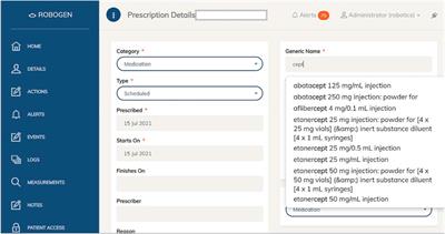 Investigating the Usability, Efficacy and Accuracy of a Medication Entering Software System for a Healthcare Robot